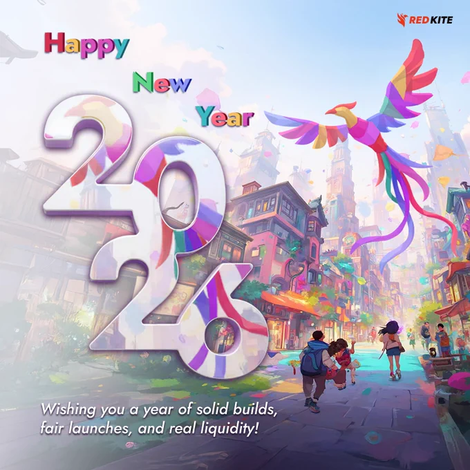 Red Kite Happy New Year 2026