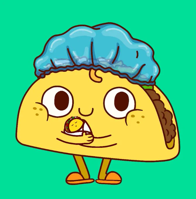 A taco tribe NFT. With a baby taco