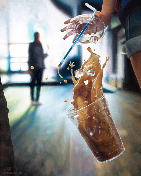 Coffwee - oil on canvas
