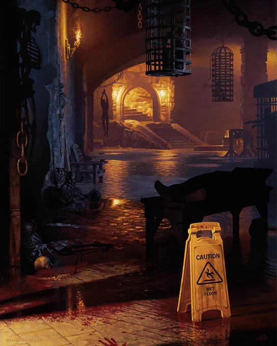 The Dungeon - oil on canvas