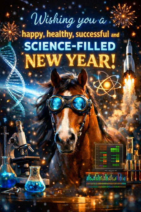 Wishing you a happy, healthy, successful and science-filled new year!