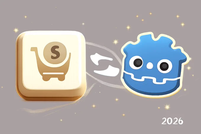 OpenIAP and Godot Engine icons connected by a glowing line, representing godot-iap support in 2026.