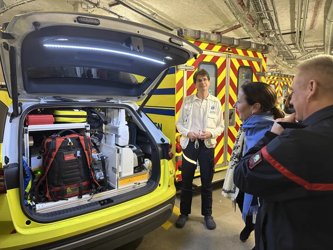 Présentation des nouveaux véhicules d'intervention du Samu de Rouen