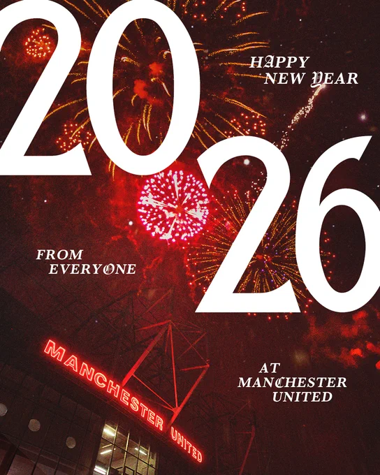 Happy New Year from everyone at Man Utd!