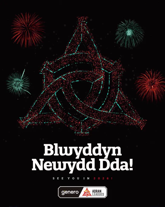Blwyddyn Newydd Dda! 

See you in 2026!