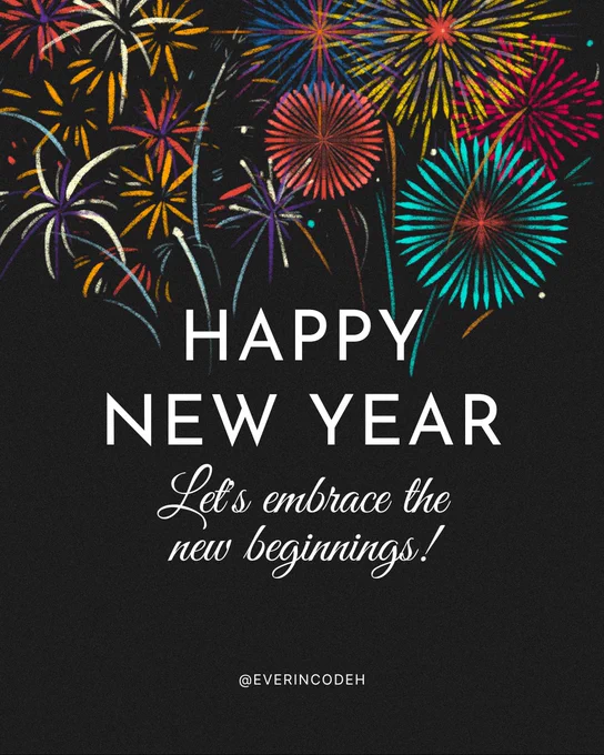Happy New Year 2026 visual featuring Everincodeh Technology branding and a celebratory design that reflects innovation and progress. The image highlights Everincodeh Technology’s end-to-end development services, including idea validation, product strategy, UI/UX design, web and mobile application development, full-stack engineering, cloud infrastructure, quality assurance, deployment, and ongoing support. The New Year message conveys growth, clarity, and new beginnings, thanking clients and partners for their trust and collaboration. The overall theme emphasizes building scalable, secure, and impactful digital solutions while strengthening long-term partnerships and driving meaningful business success in the year ahead.
