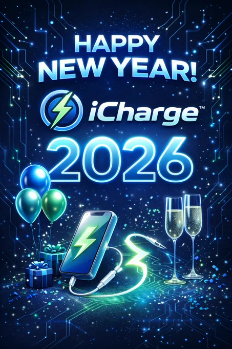 Happy New Year 2026 iCharge brand bringing the Charge!