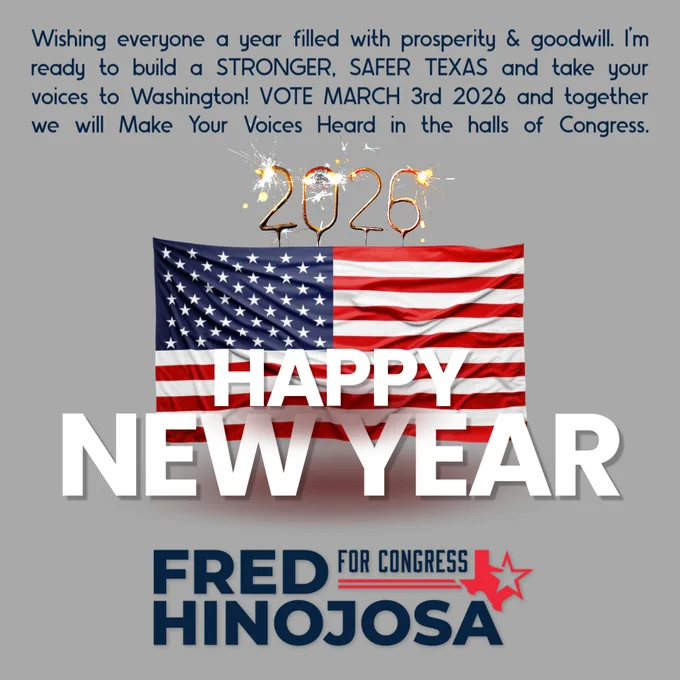Fred Hinojosa For Congress. #TXCD34