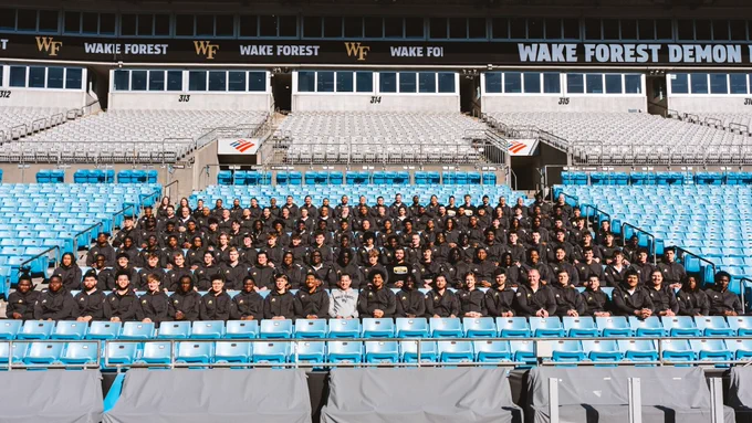 Wake Forest Football 2025 Team Photo