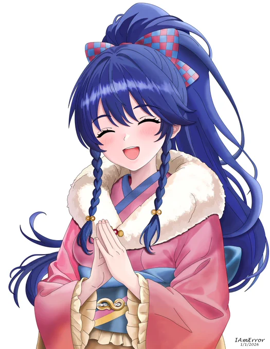 Tana from Fire Emblem Sacred Stones wearing her New Years outfit from from Fire Emblem Heroes.
