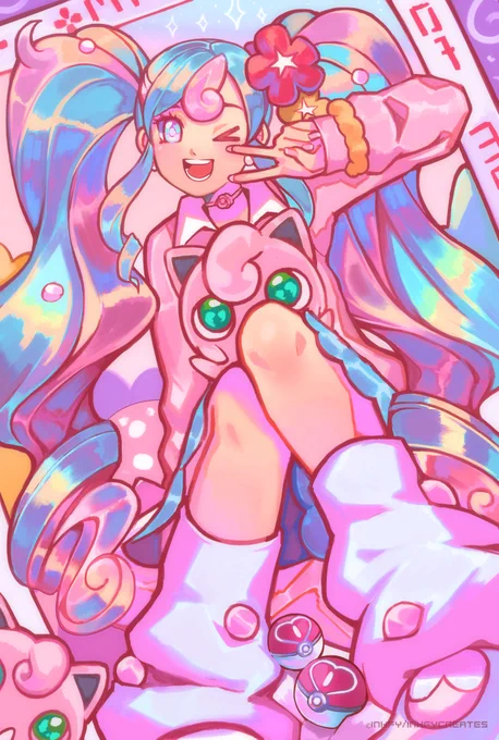 Hatsune Miku - Fairy Type Trainer Pokemon Collab