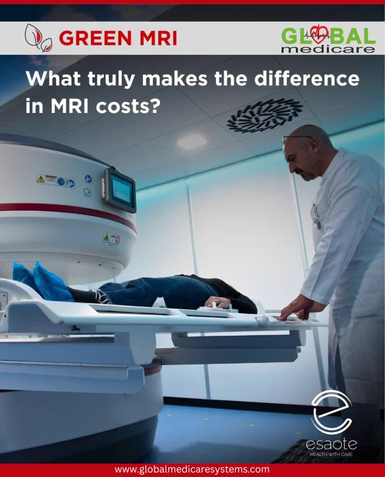 Esaote’s open and Green MRI systems are designed to:
• Reduce operating and ownership costs
• Eliminate helium dependency
• Improve patient experience with open, accessible design
• Deliver consistent diagnostic confidence
• Support sustainable, future-ready healthcare infrastructure

This is imaging built for today’s clinical needs and tomorrow’s challenges.

As an authorised channel partner of Esaote, Global Medicare Systems ensures end-to-end support — from consultation and installation to training and lifecycle service.

If you’re planning a new MRI setup or upgrading existing infrastructure, let’s have a strategic conversation.

Connect with us or send a direct message to explore the right solution for your facility.

www.globalmedicaresystems.com
sales@globalmedicaresystems.com
 91 98224 01029