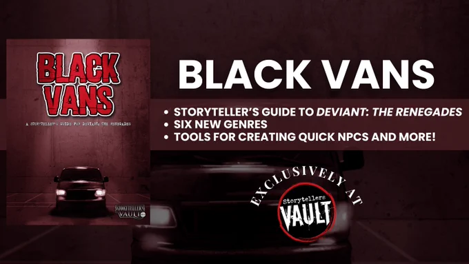 Black Vans is now available at StorytellersVault.com
