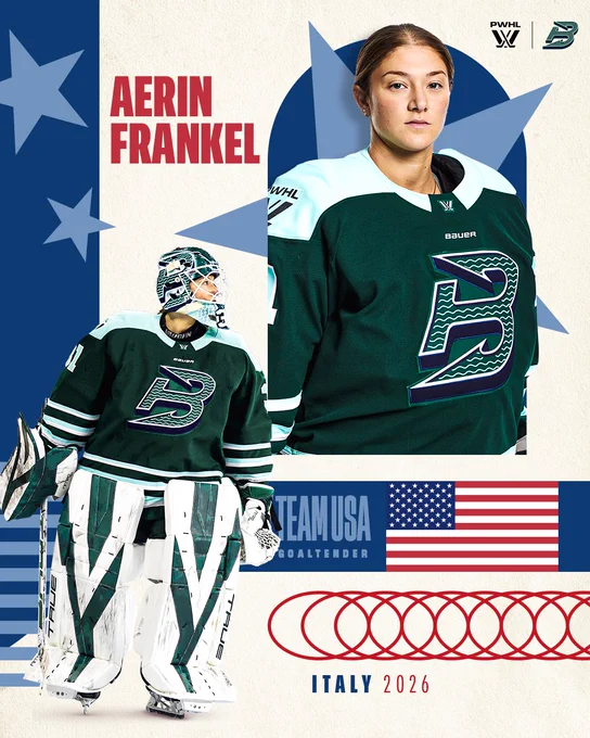 Aerin Frankel representing team USA at the Winter Olympic Games.
