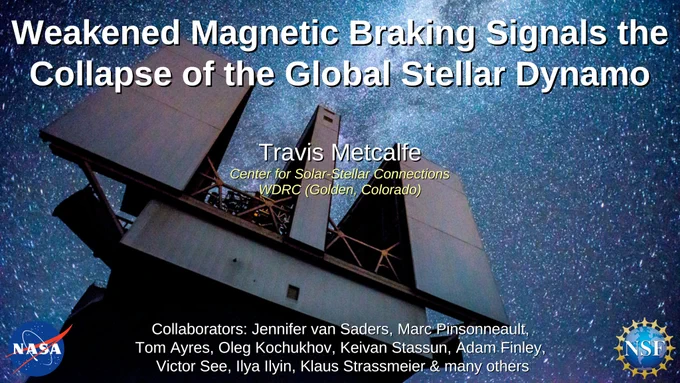 Title slide for a presentation at #AAS247