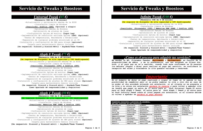 Catálogo oficial