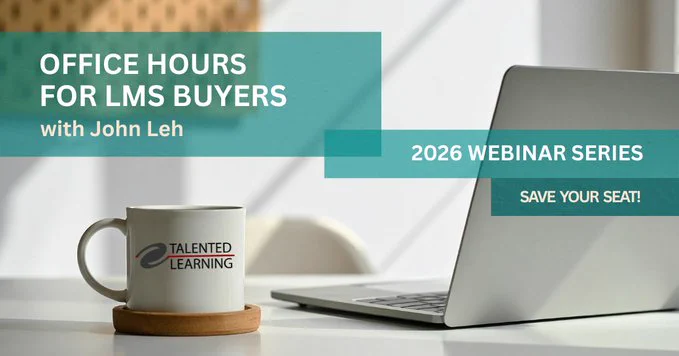 If you're choosing an #LMS this year, you deserve to buy with confidence. That's why I'm hosting a 6-part Office Hours series for people who want to choose well.

No cost. No vendors. No strings. Only my best advice as a consultant. RSVP➡️ https://talentedlearning.com/office-hours-for-lms-buyers/

#elearning #B2B
