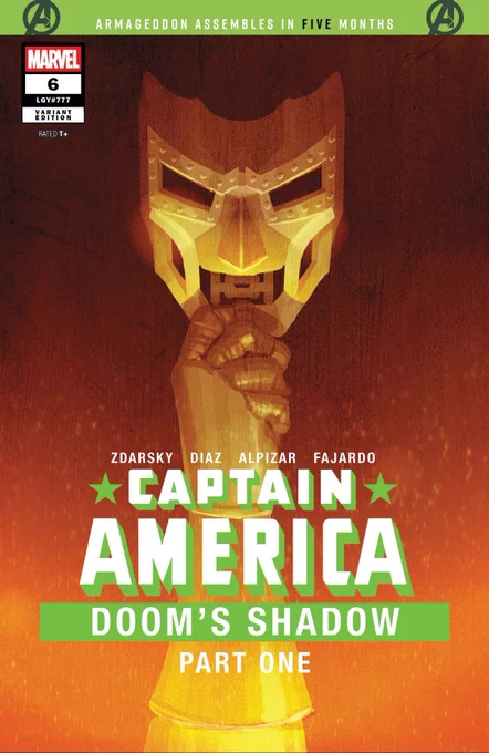 • 'Captain America' (2025) #6 Variant Cover by Chip Zdarsky.

///

Written by Chip Zdarsky.
Art by Delio Diaz and Frank Alpizar.
Colors by Romulo Fajardo Jr.