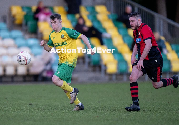 Brad Crooks races clear to score 