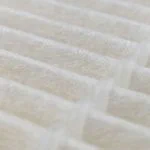 Microscopic view of HEPA filter