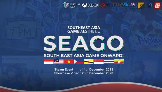 Celebrate SEAsian games with a trailer show and a Steam event at Southeast Asia Go Onward!

14 Dec-2 Feb #SEAGO Steam Event with discounts, demos, feat. 130  SEA games!

28 Dec #SEAGO Online video show with trailers of fan favourites, upcoming titles   an exclusive #Xbox segment!