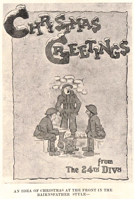 Illustration from article "Twenty Years After: Christmas Memories of 1915 in the Salient" from "The Field", 16 Nov 1935. Magdalen College Archives, P450/R/ORR/4.