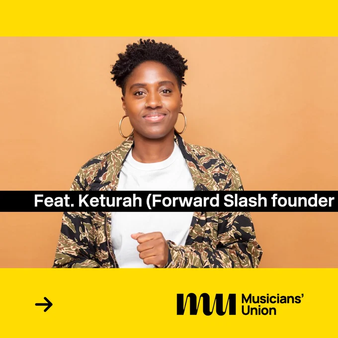 Slides two and three: photos of Keturah Dave captioned "Feat. Keturah (Forward Slash founder & CEO) and Dave (Social & Content Lead)" 