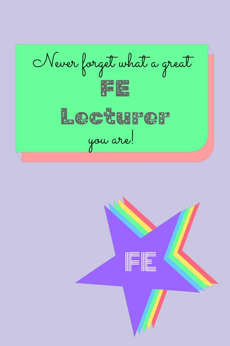Never forget what a great adult and community educator you are