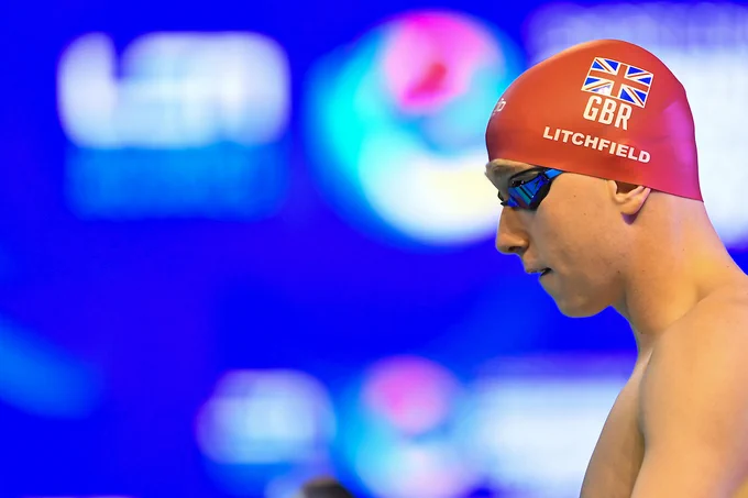 Joe Litchfield looks ahead as he prepares for a race