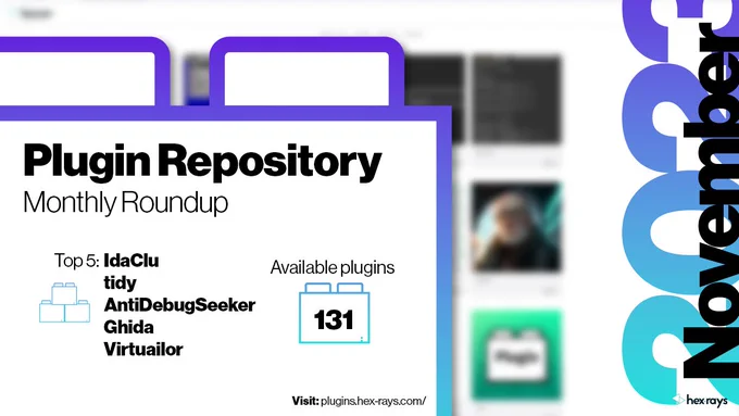 Plugin Repository Monthly Roundup - November 2023