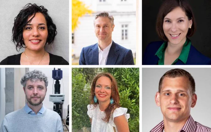 Compilation image of six UCL researchers awarded European Research Council Consolidator Grants