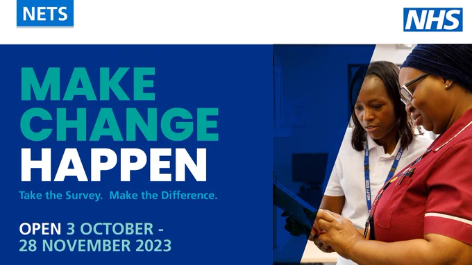 Make change happen. Take the survey. Make the difference. Open 3 October to 28 November 2023. 