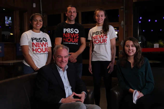 We got the awesome opportunity to interview Senator Kaine and his opponent Corey Stewart back in 2017 as part of an election piece we did about key issues for young people. 