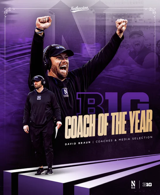 David Braun. Big Ten Coach of the Year.
