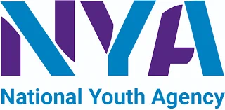 Blue and purple National Youth Agency logo
