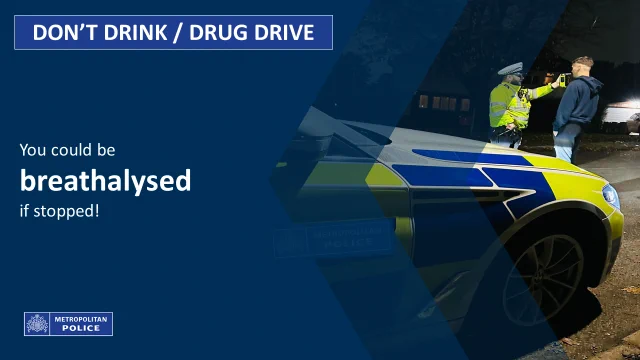 You could be breathalysed if stopped!
