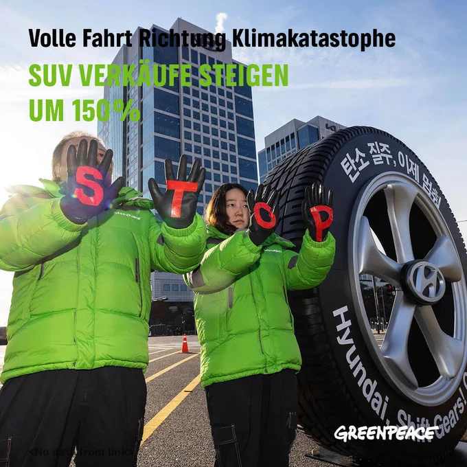 Volle Fahrt Richtung Klimakatastrophe - SUV Verkäufe steigen über 150%
