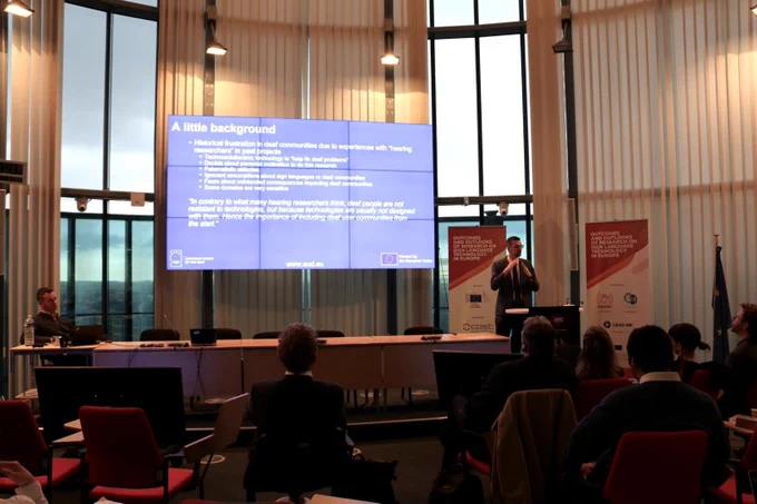 Davy Van Landuyt at the EASIER/SignON event