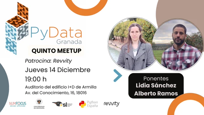 Cartel del 5º meetup de PyData GRX