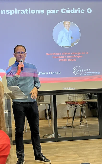 Cédric O, ancien Secrétaire d'Etat chargé de la Transition numérique