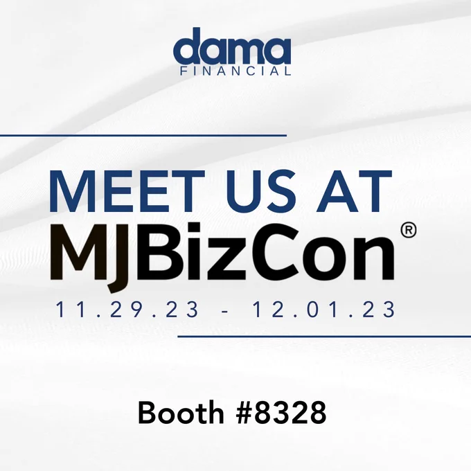 MJBizCon 2023 is underway! The Dama team is at booth #8328. Stop by, say hello, and learn how our offering suite can help remove barriers and allow your #cannabis business to thrive.
