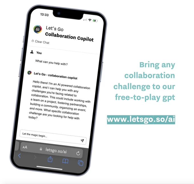 Bring any collaboration challenge to our free-to-play gpt