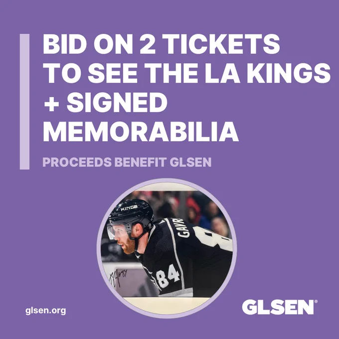 Bold white text reads "Bid On A Jack Hughes Signed New Jersey Devils Jersey" and features an image of a signed hockey jersey.