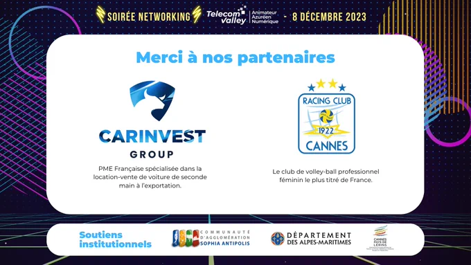 Partenaires de la soirée