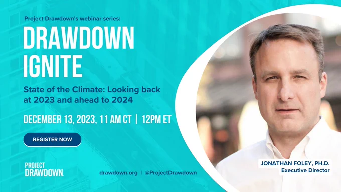 Climate solutions webinar announcement