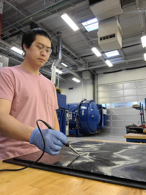 Aerospace Engineering student Matthew Binford.
