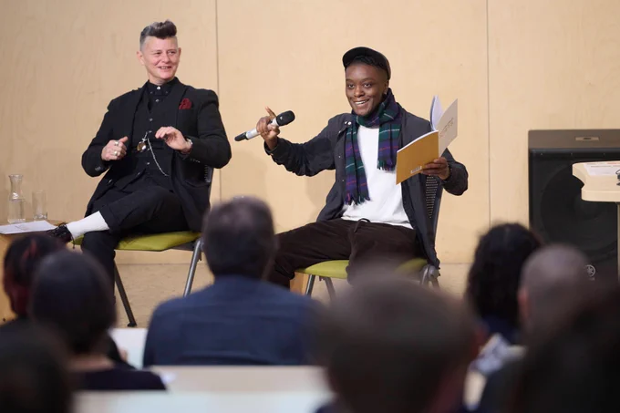 Jay Bernard reading at the event