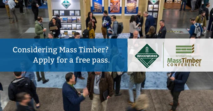 Enter to Win a Free Pass to the 2024 International Mass Timber Conference