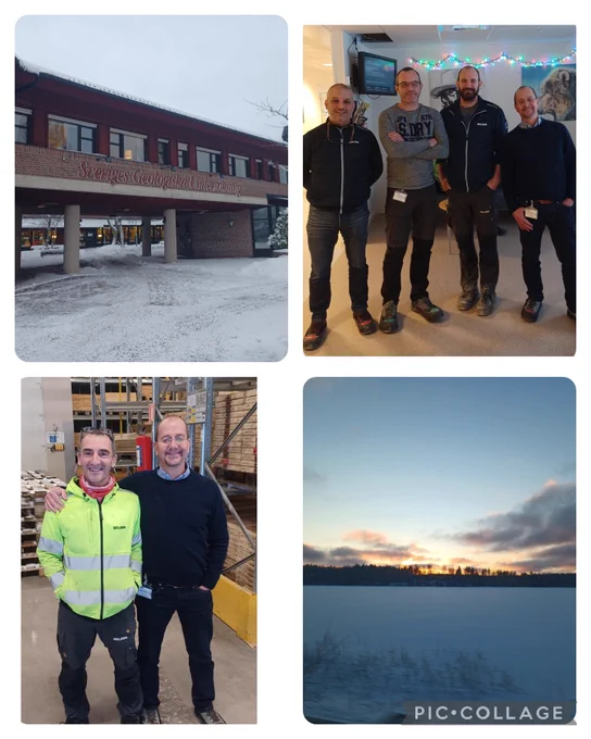 Pictures from Sweden work visit by Geological Survey Ireland 