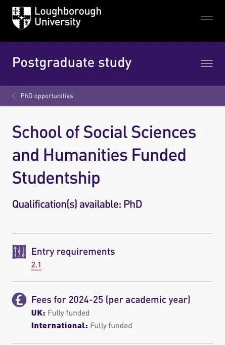 PhD opportunities